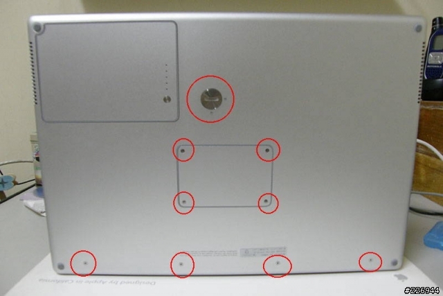 PowerBook G4 更換背光鍵盤