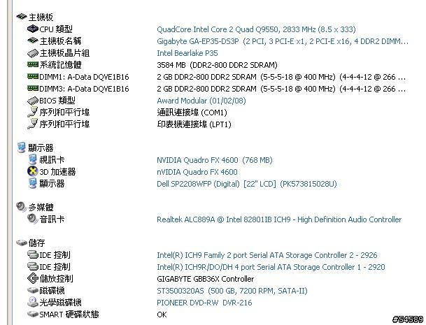 nvidia Quadro FX 4600 測試分享