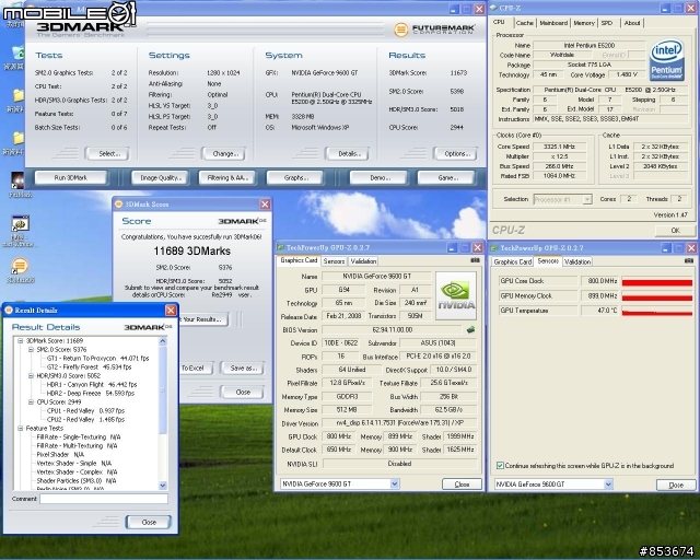 買不起ROG的主機板 只好買ROG的顯卡 - ASUS EN9600GT MATRIX