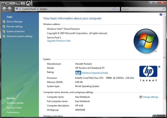 HP Pavilion dv5t 美版開箱文