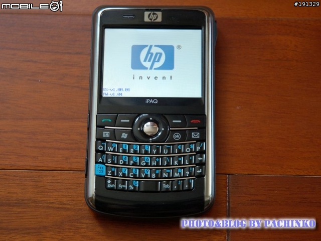 HP iPAQ 912c WM6.1 鍵盤手機開箱文
