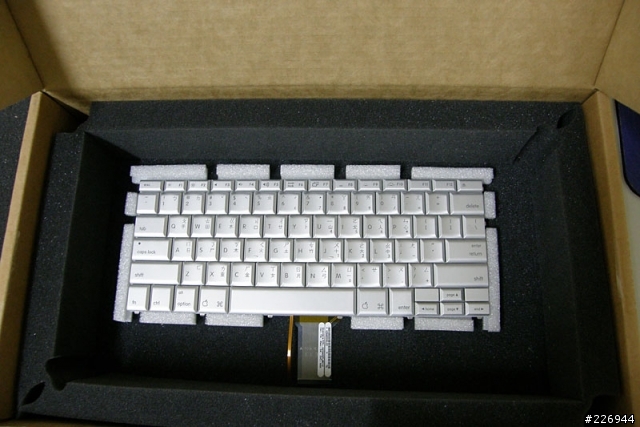 PowerBook G4 更換背光鍵盤