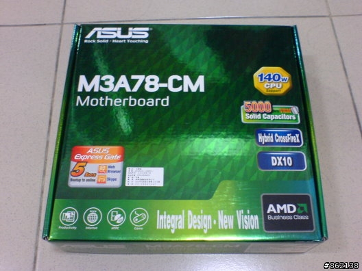 華碩M3A78-CM 廉價主板新選擇(附上ASUS Express Gate操作)