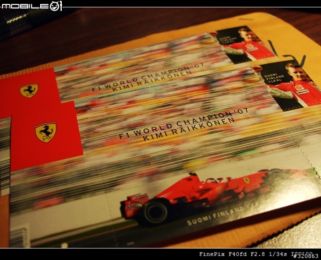 來自遙遠的芬蘭-Kimi Raikkonen 紀念郵票