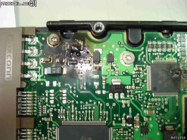 請問這樣的硬碟損壞情形,有辦法送修嗎?