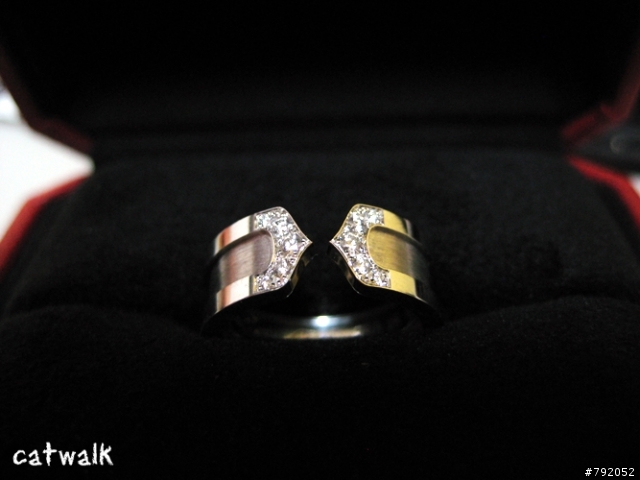 我們的Cartier Double C婚戒