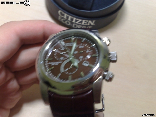【敗家開箱】Citizen Eco-Drive Chronograph WR100