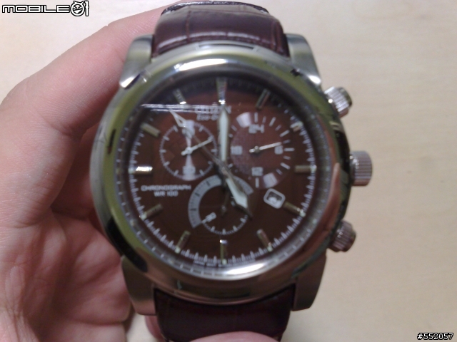 【敗家開箱】Citizen Eco-Drive Chronograph WR100