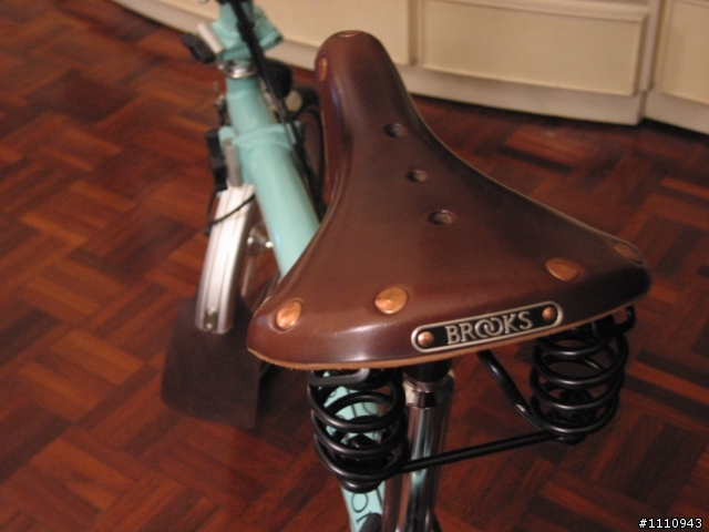 Brompton真皮擋泥板及無箱可開的 BROOKS Flyer Special S 女用板坐墊