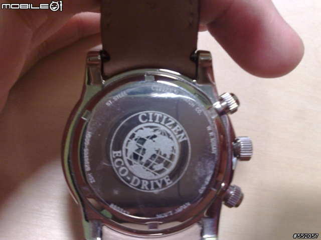 【敗家開箱】Citizen Eco-Drive Chronograph WR100
