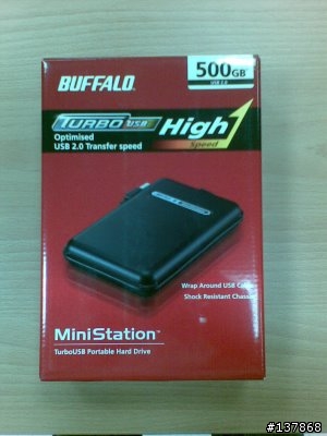 巴比祿 Buffalo 2.5吋 500g 外接硬碟 簡單開箱