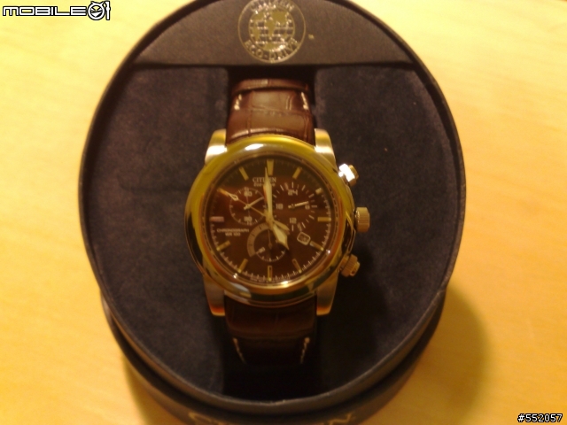 【敗家開箱】Citizen Eco-Drive Chronograph WR100