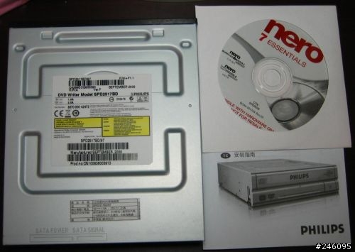 Philips SPD2517BD 22X DVD-RW測試心得