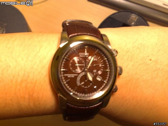 【敗家開箱】Citizen Eco-Drive Chronograph WR100