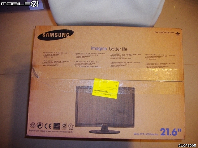 新手開箱 - Samsung 2253LW