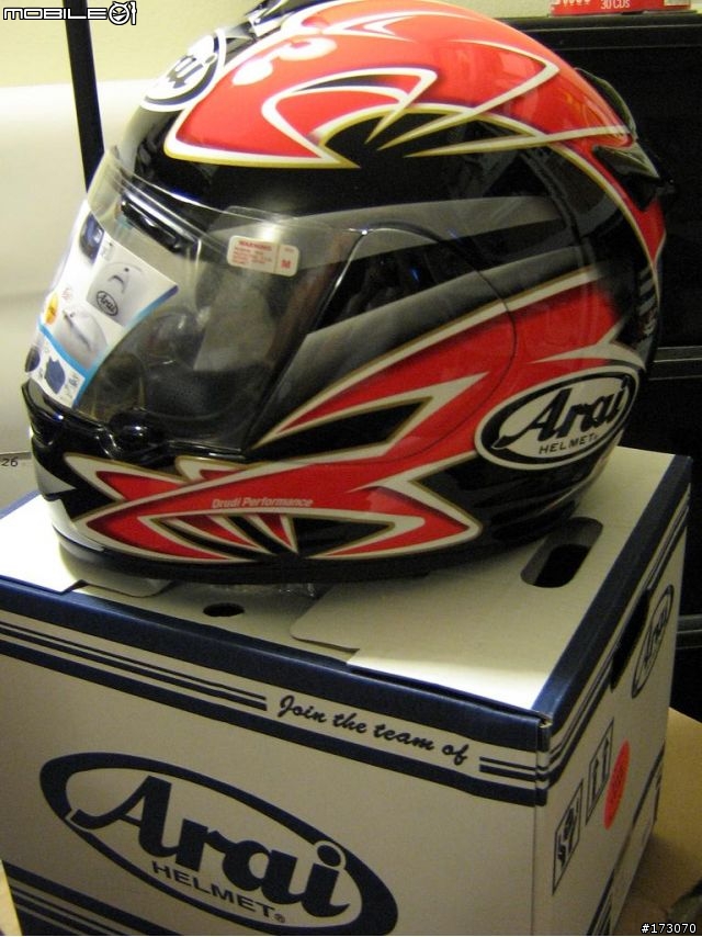 不專業開箱 I Arai Eagle ~~~~ 安全沒有折扣
