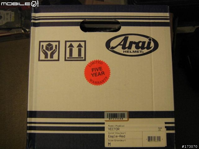 不專業開箱 I Arai Eagle ~~~~ 安全沒有折扣