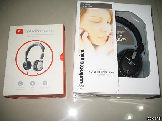 日系美系主動降噪耳機開箱實測 Audio-technica QuietPoint ATH-ANC7 & JBL reference 510