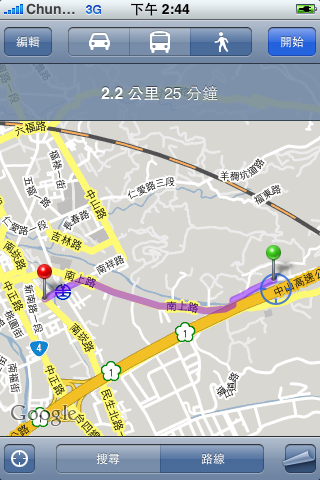 iPhone 2.2 實測報告 - 地圖篇