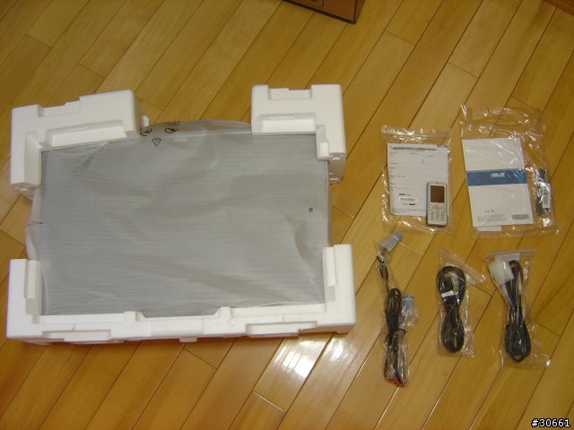 ASUS VW266H 開箱一些照片