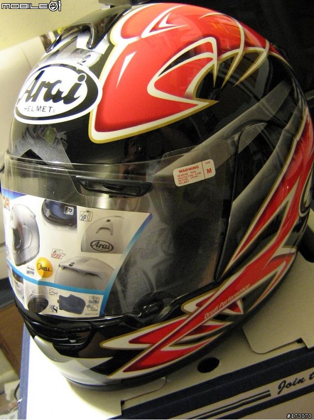 不專業開箱 I Arai Eagle ~~~~ 安全沒有折扣