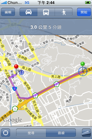 iPhone 2.2 實測報告 - 地圖篇
