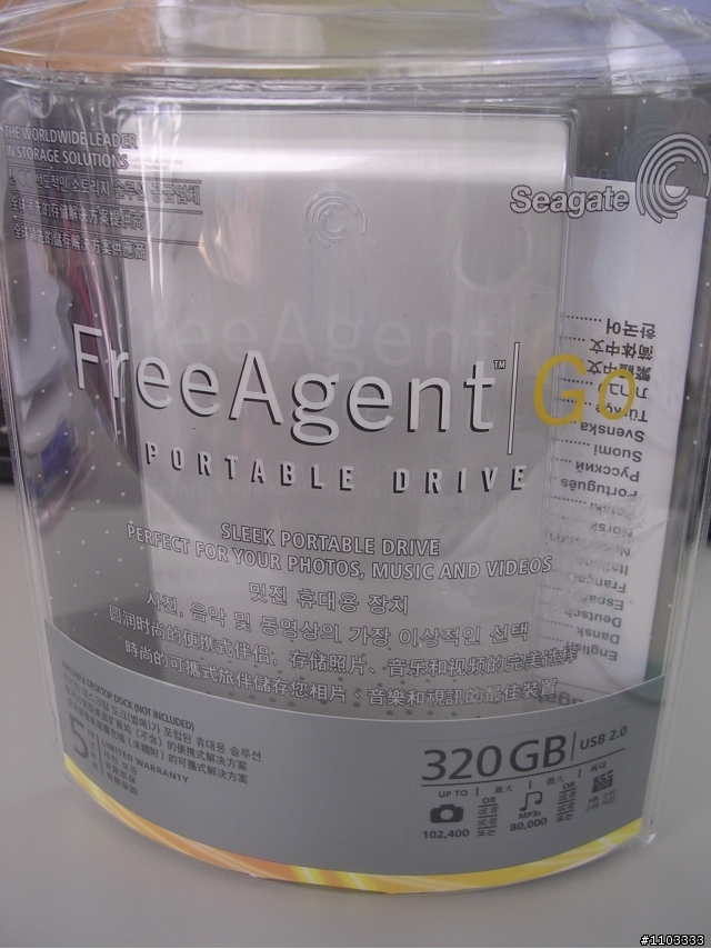 我敗了FreeAgent Go 320GB 外接碟(極光銀) 有圖