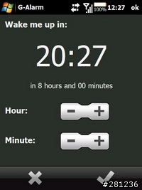 賴床的救星「G-Alarm」出新版囉1.2.1!