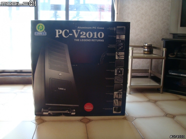 目前全台灣獨一無二聯力V2010機殼(含其他豪華核心組件) 簡單開箱文