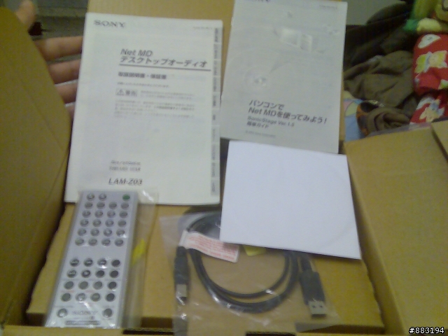 雖然不算是發燒,但是也是好貨,SONY LAM-Z03 Net MD(超不專業開箱)圖多