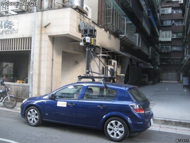 大發現 天母街頭˙google maps 街頭3d取景車 被我抓到啦... 內部大公開!