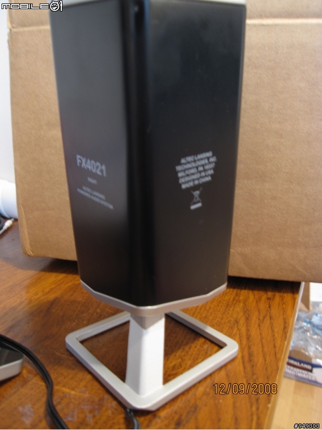 【超不專業】Altec Lansing FX4021 2.1喇叭開箱文(內無扒衣照),適合閤家觀賞