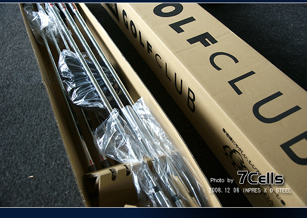 08年耶誕 高球球杆開箱 YAMAHA 08 INPRES X D STEEL