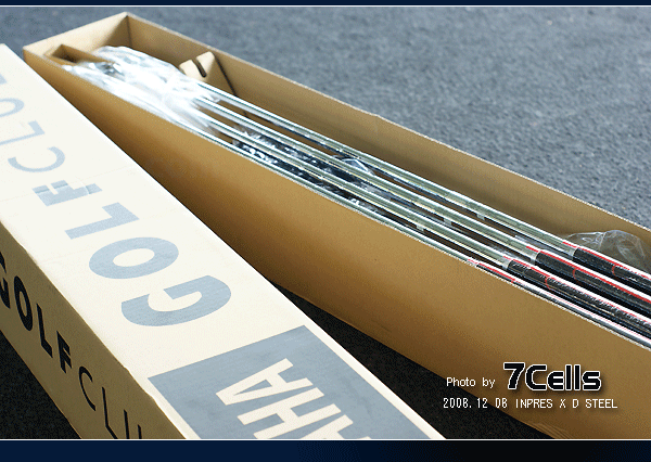 08年耶誕 高球球杆開箱 YAMAHA 08 INPRES X D STEEL