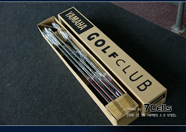 08年耶誕 高球球杆開箱 YAMAHA 08 INPRES X D STEEL