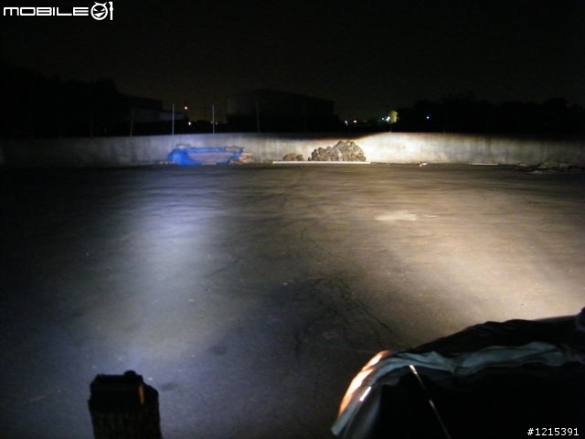 自行車燈vsBenz/朋馳 S350~HID大燈