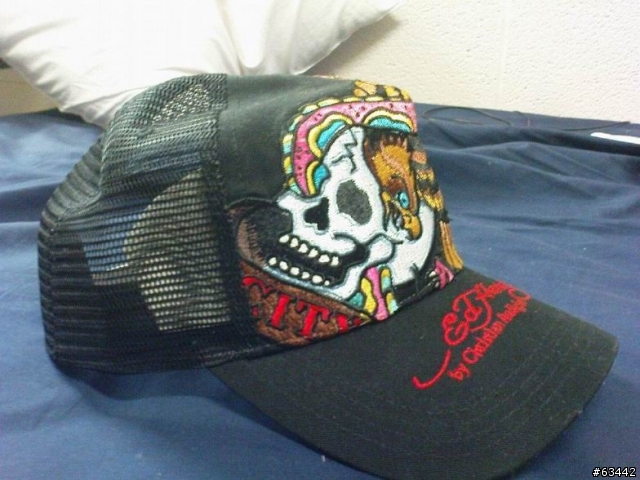 紅色 ED HARDY 鑲鑽網帽...加映黑色基本款