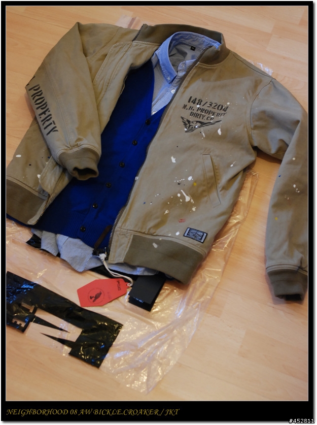 冰山第二角分享-NEIGHBORHOOD 08 A/W 潑漆工作外套/MA-1 BICKLE.CROAKER (INC.一堆實穿照)