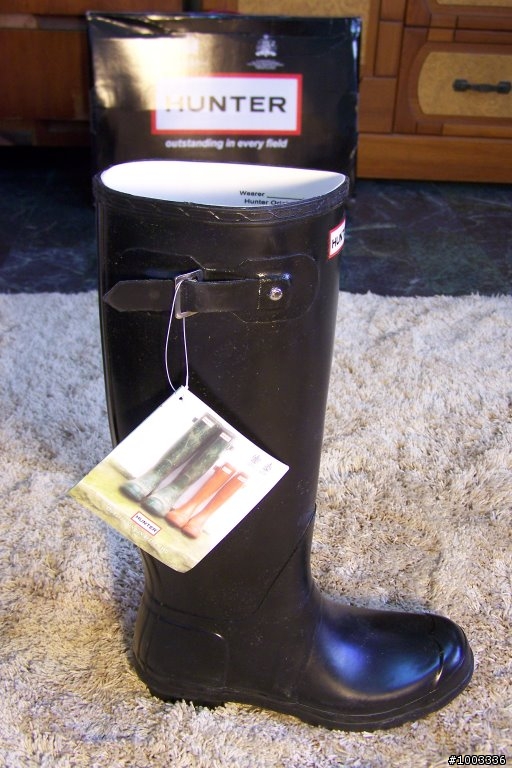 【開箱】純正英倫血統雨靴Hunter Boots - Original Wellington (Black)