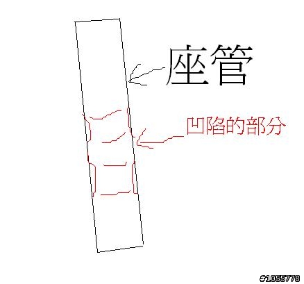 DORCUS座管整隻被座管束鎖到貓掉