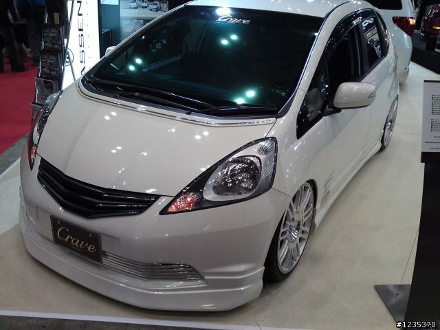 2009東京改裝車展--日本氣質美妹show girl 與 Honda Fit