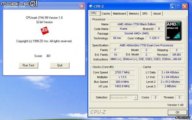 以低價位及超頻性一搏,AMD X2 7750 Black Edition