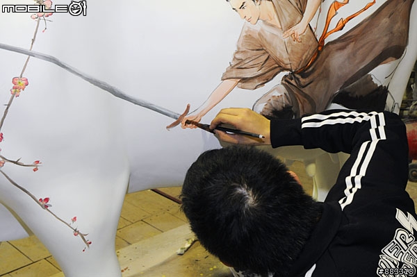 過年推薦瞎逛2009台北奔牛節 香港漫畫家李志清創作實況