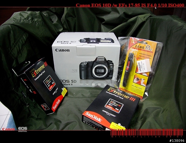 老10D退休,新機5D mk II開箱啦~~