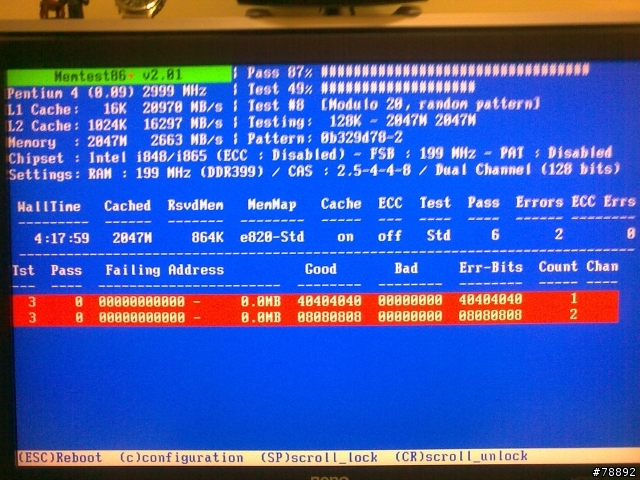 求救~電腦頻頻藍底白字當機(0x007F),懇請各位大大幫忙!!