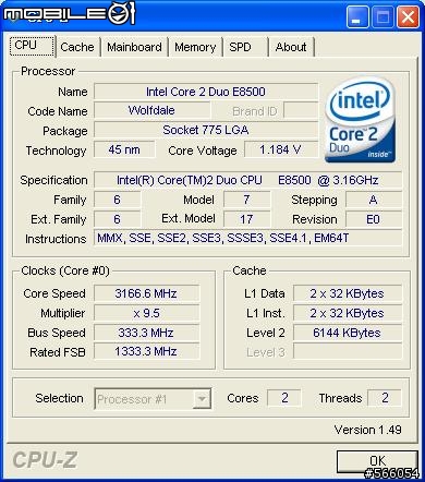 記憶體DDR2 1066 測CPU-Z的疑問