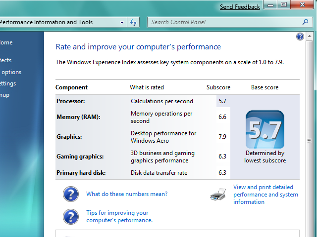 windows 7 簡測 + SSD設定