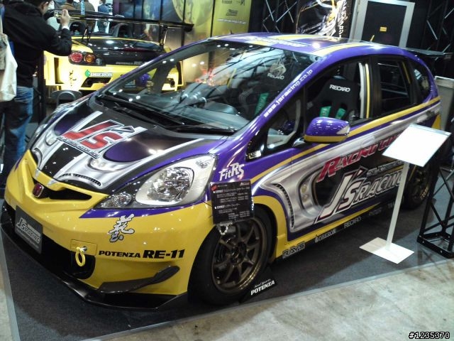 2009東京改裝車展--日本氣質美妹show girl 與 Honda Fit