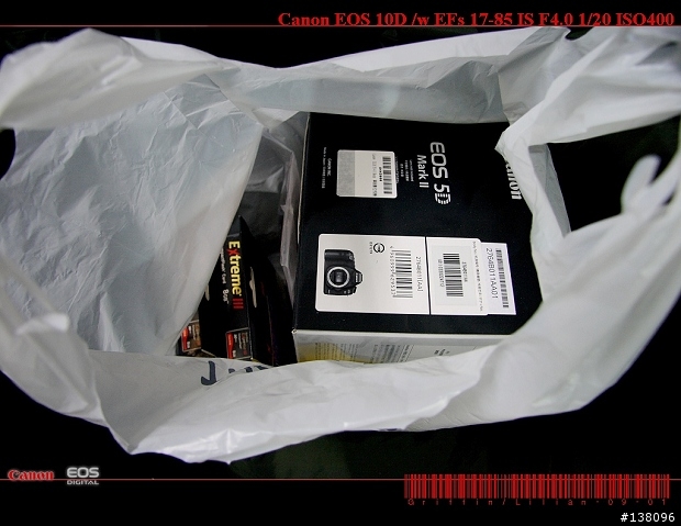 老10D退休,新機5D mk II開箱啦~~