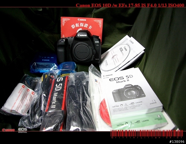 老10D退休,新機5D mk II開箱啦~~